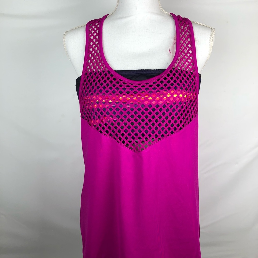 Energie Juniors’ Pink Active Tank Top Size L